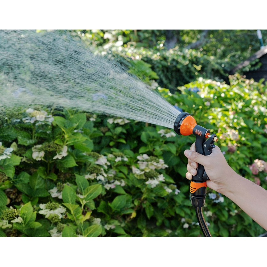 BLACK+DECKER - Bevattningspistol med 3 kopplingar