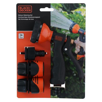 BLACK+DECKER - Bevattningspistol med 3 kopplingar