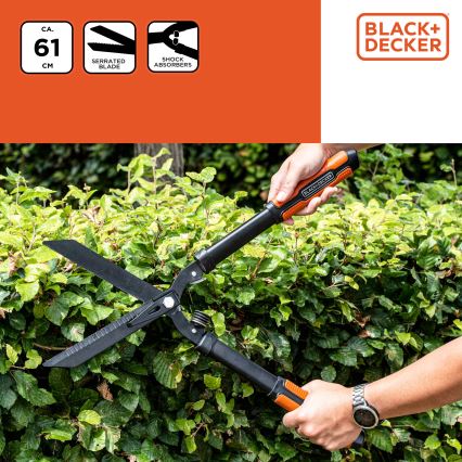 BLACK+DECKER - Häcksax 610 mm