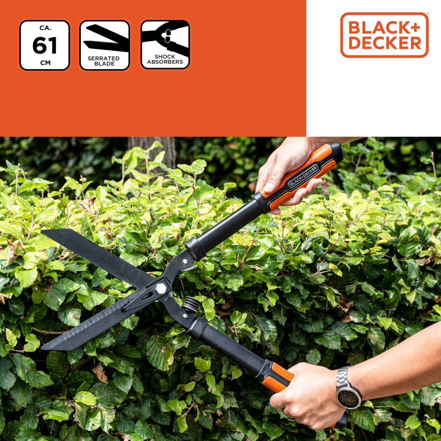 BLACK+DECKER - Häcksax 610 mm