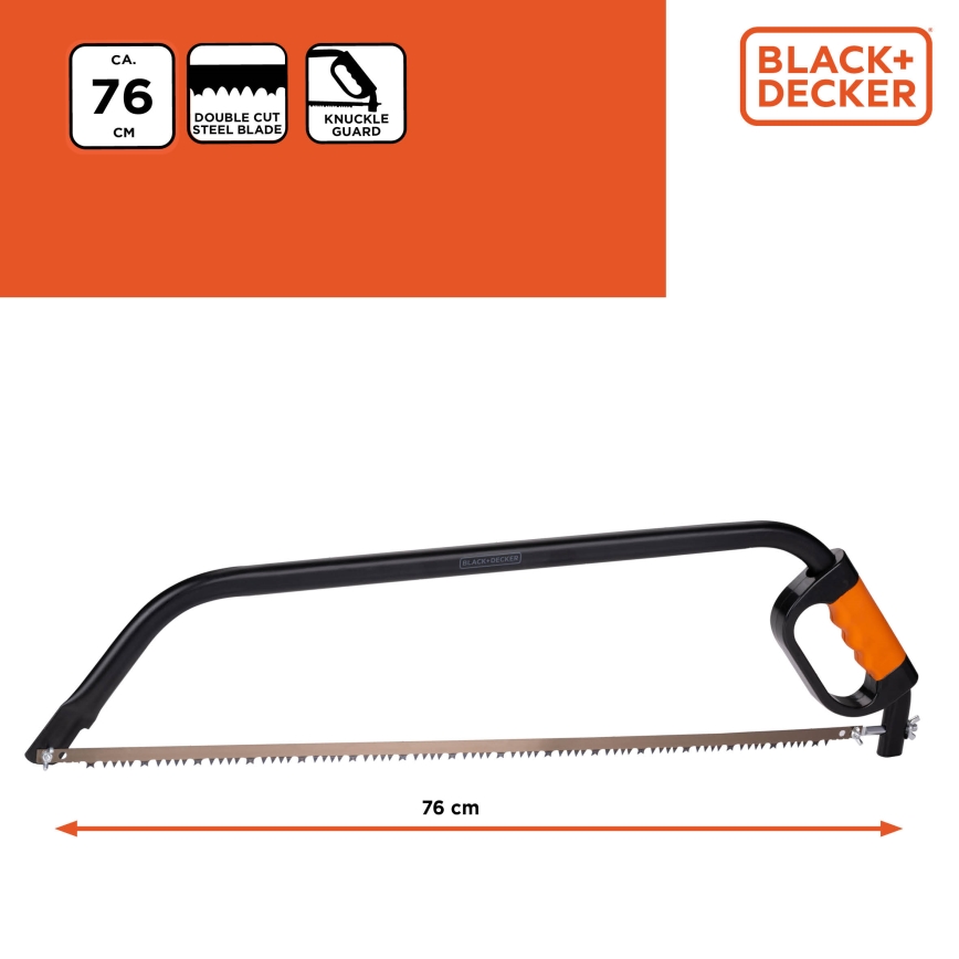 BLACK+DECKER - Ramsåg 76 cm