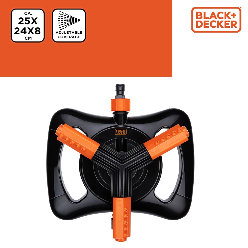 BLACK+DECKER - Trearmad cirkulär irrigator
