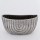 Blomkruka 28x14,5 cm silver/brun