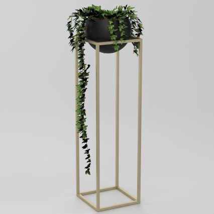 Blomkruka av metall 111,3x29 cm gyllene