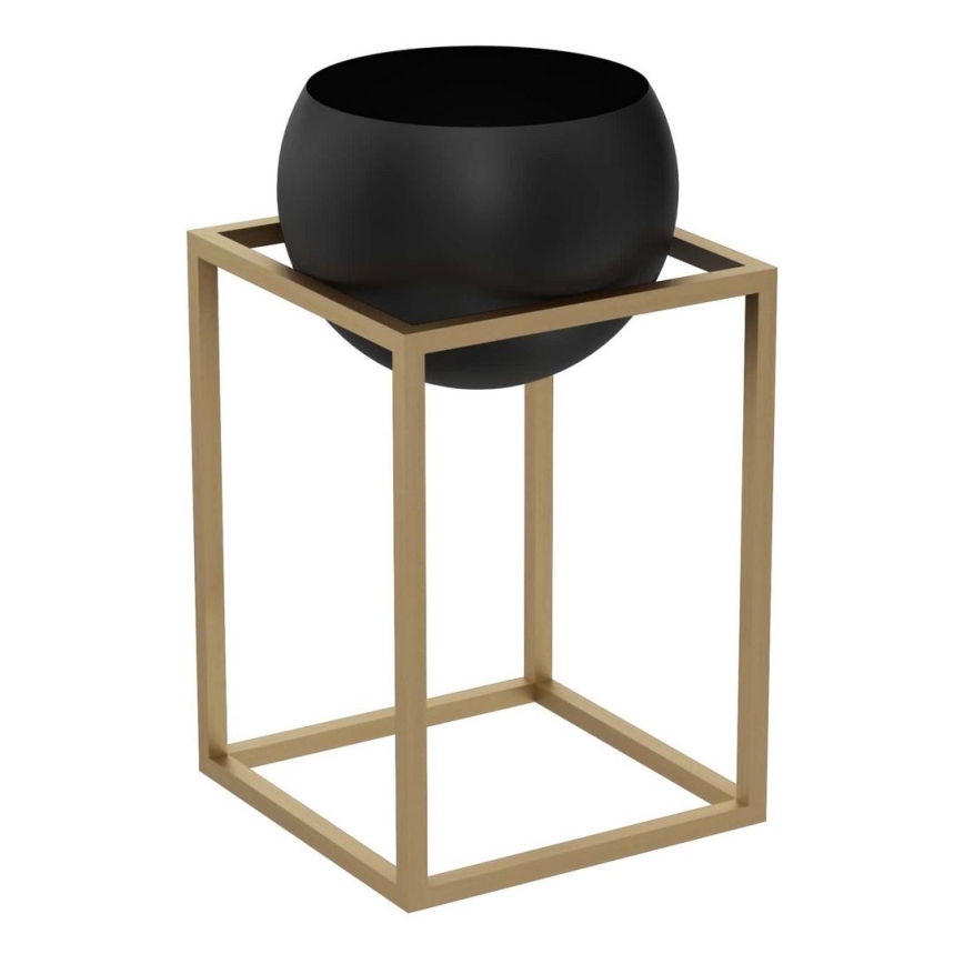 Blomkruka av metall 51,3x29 cm gyllene