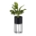 Blomkruka av metall LOFT 42x20 cm svart