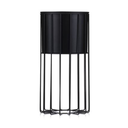 Blomkruka av metall LOFT 42x20 cm svart