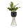 Blomkruka av metall LOFT 46x20 cm guld/svart