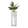 Blomkruka av metall LOFT 55x20 cm guld/vit