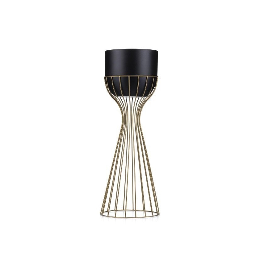 Blomkruka av metall LOFT 56x20 cm guld/svart