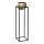 Blomkruka i metall 111,3x29 cm svart/gyllene