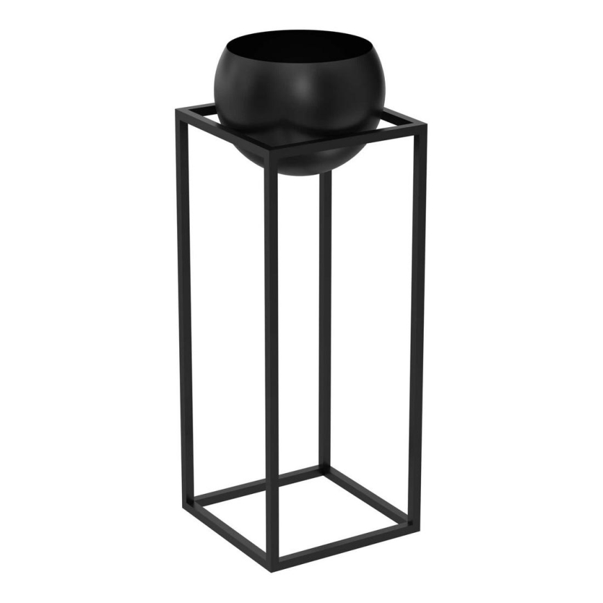 Blomkruka i metall 81,3x29 cm svart