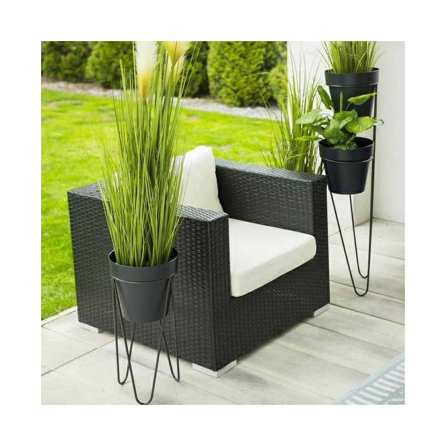 Blomkruka stativ LOFT 50x30 cm svart