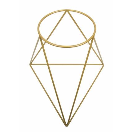 Blomkruka stativ TRIANGL 40x45 cm guld
