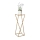 Blomma stand 70x24 cm guld