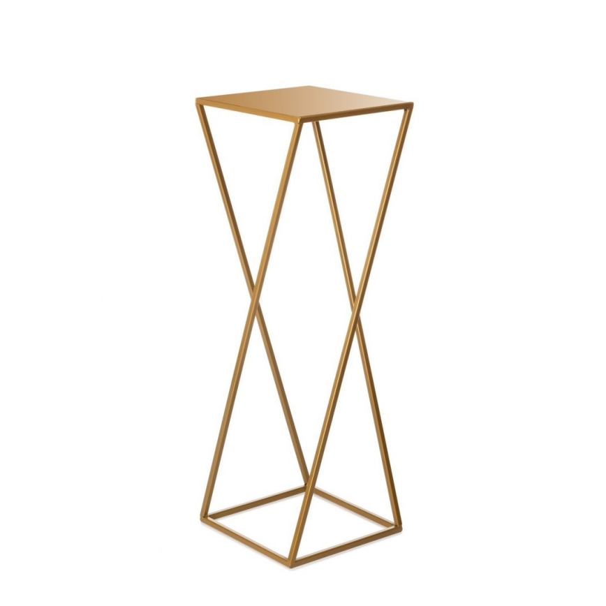 Blomma stand 70x24 cm guld