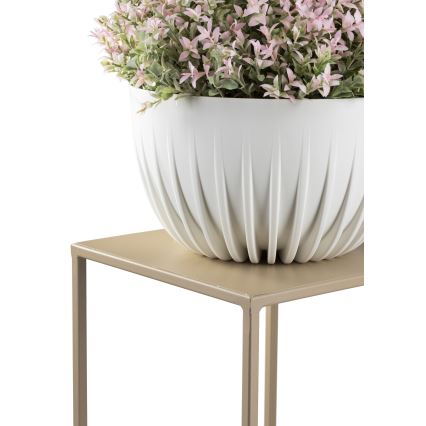 Blomställ 100x24 cm beige