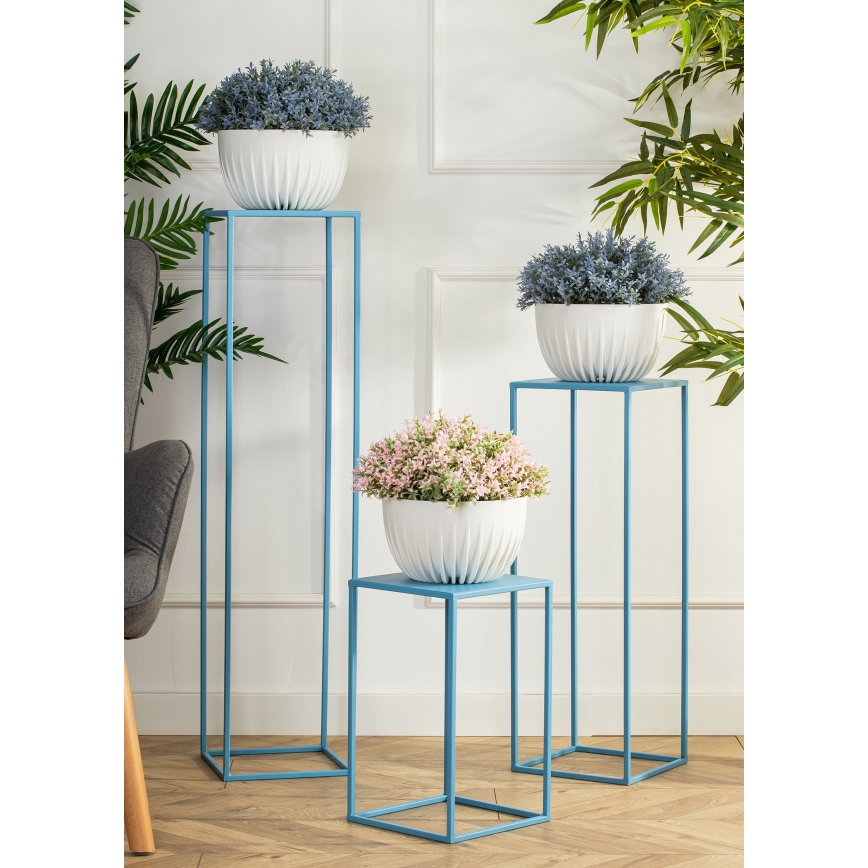 Blomställ 100x24 cm blå