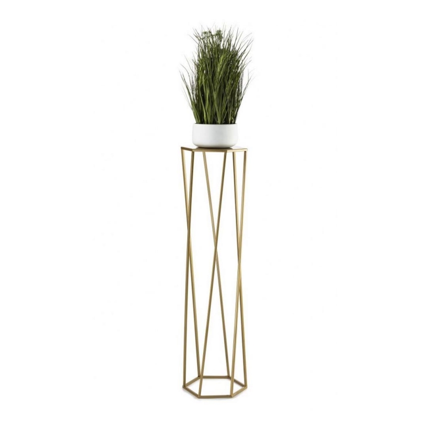 Blomställ 100x24 cm guld