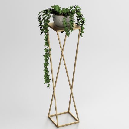 Blomställ 100x24 cm guld