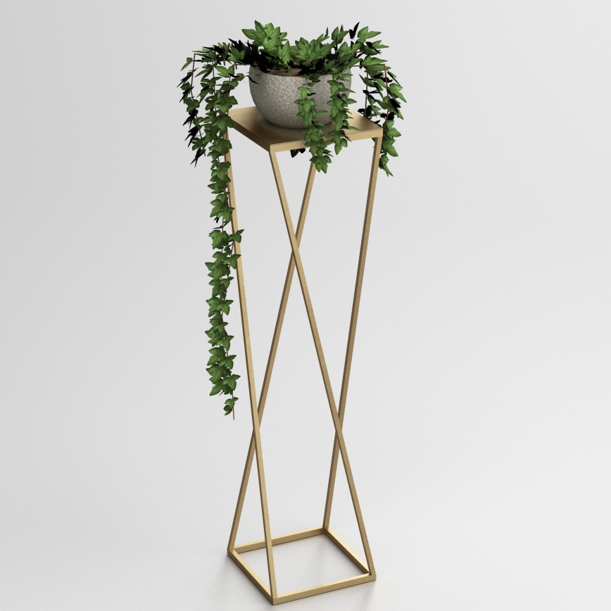 Blomställ 100x24 cm guld