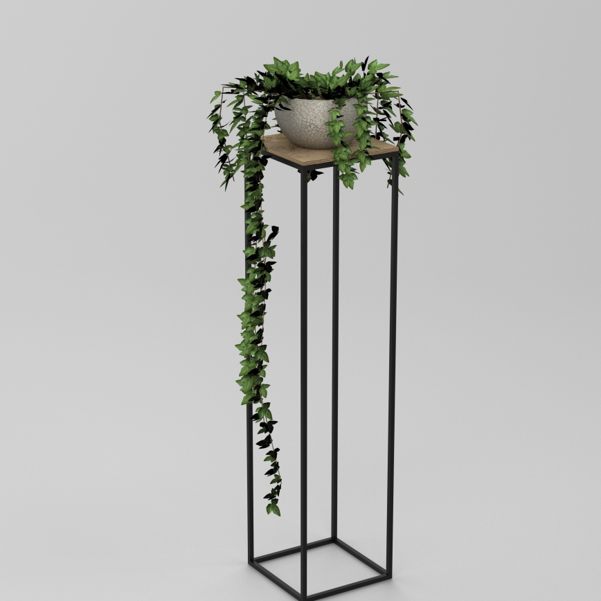 Blomställ 100x24 cm svart