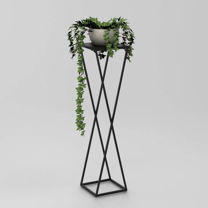 Blomställ 100x24 cm svart