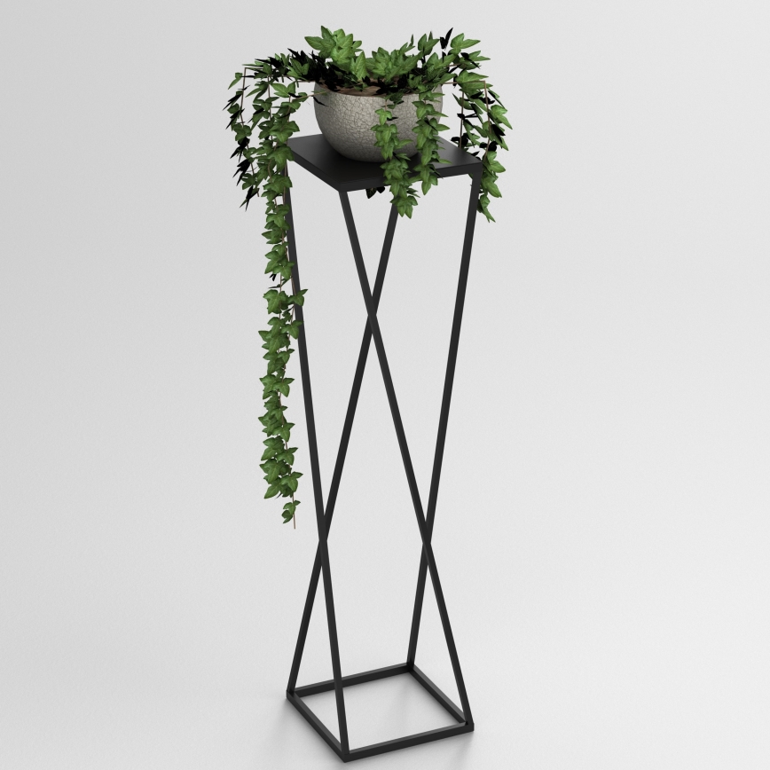 Blomställ 100x24 cm svart