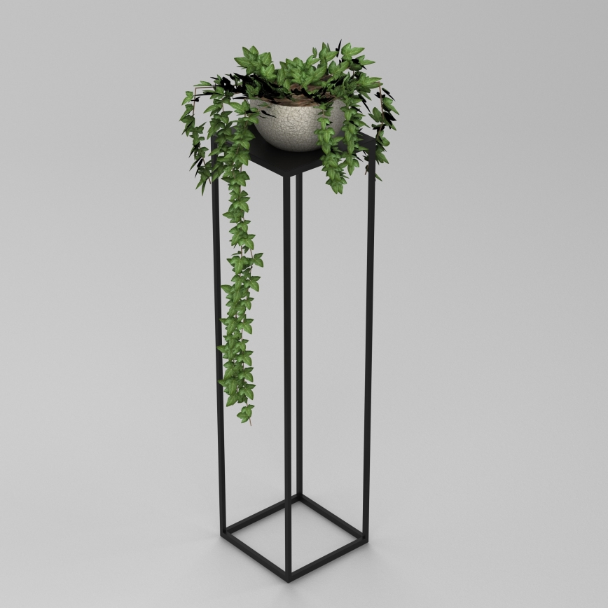Blomställ 100x24 cm svart