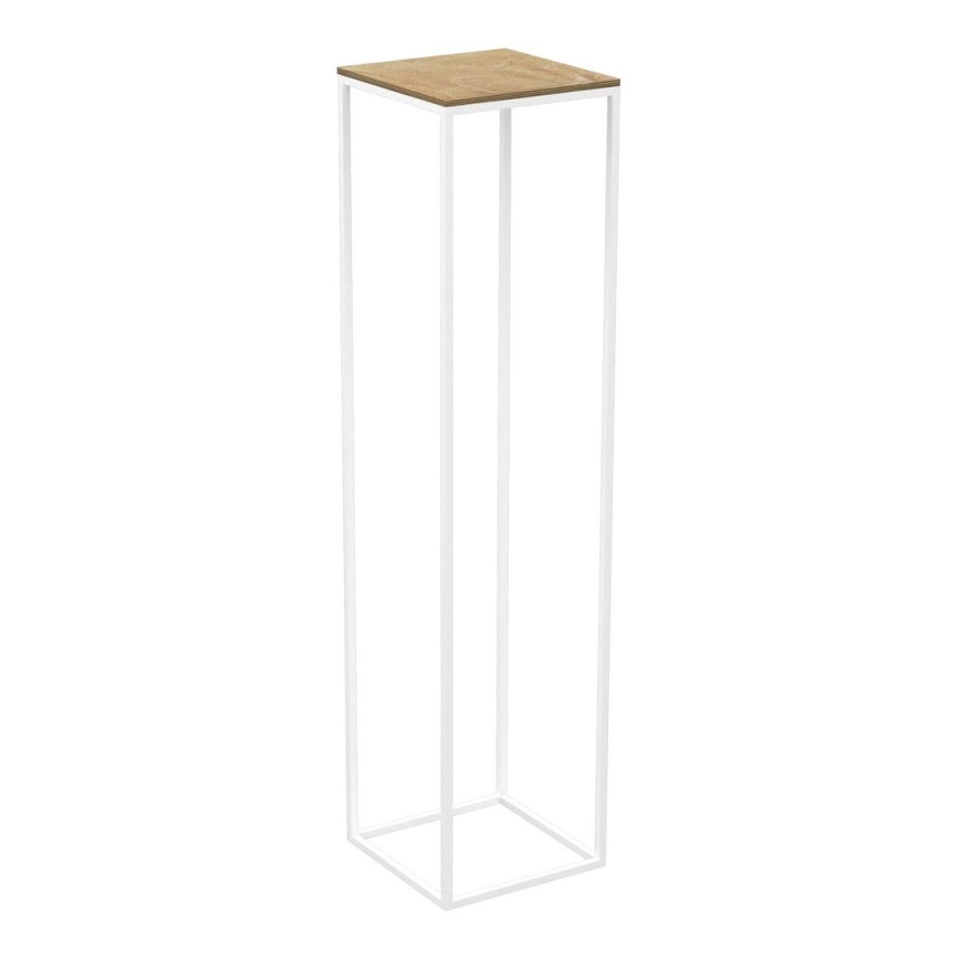 Blomställ 100x24 cm vit