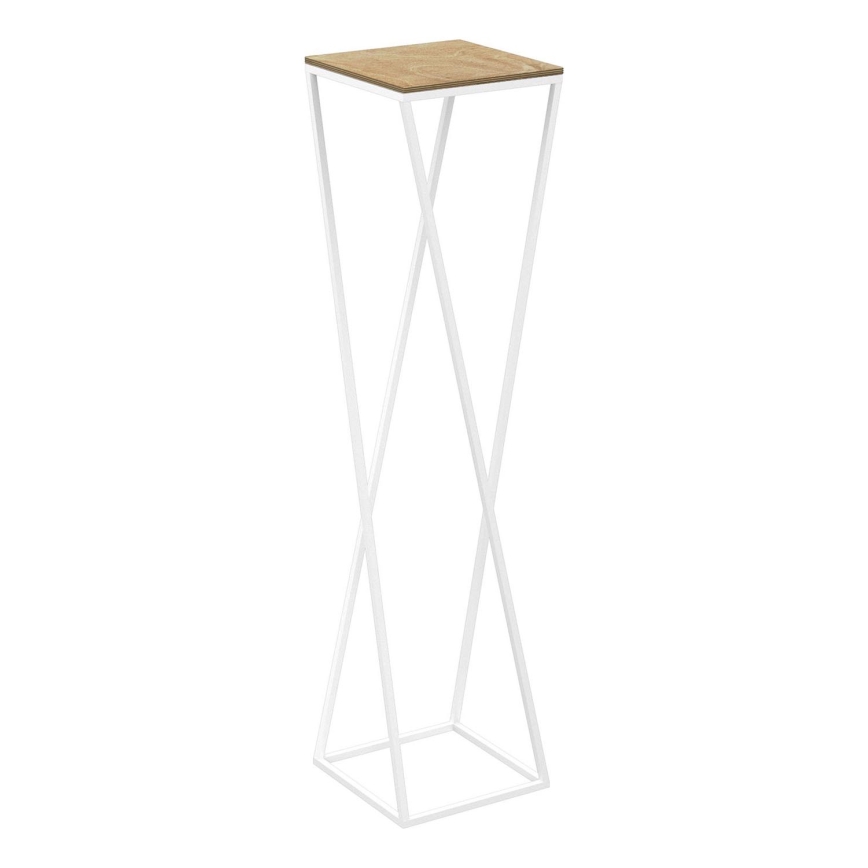 Blomställ 100x24 cm vit