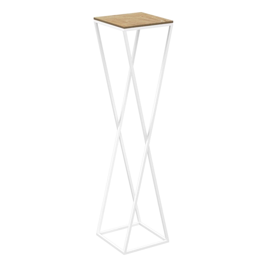 Blomställ 100x24 cm vit