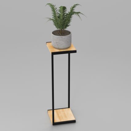 Blomställ 100x30x34 cm svart