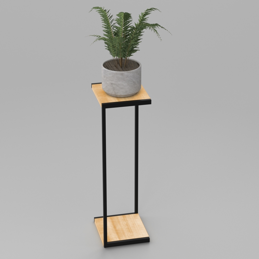 Blomställ 100x30x34 cm svart