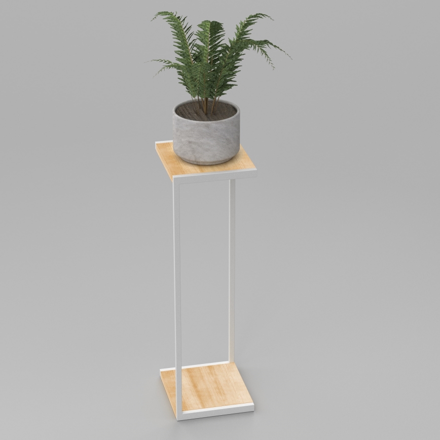 Blomställ 100x30x34 cm vit