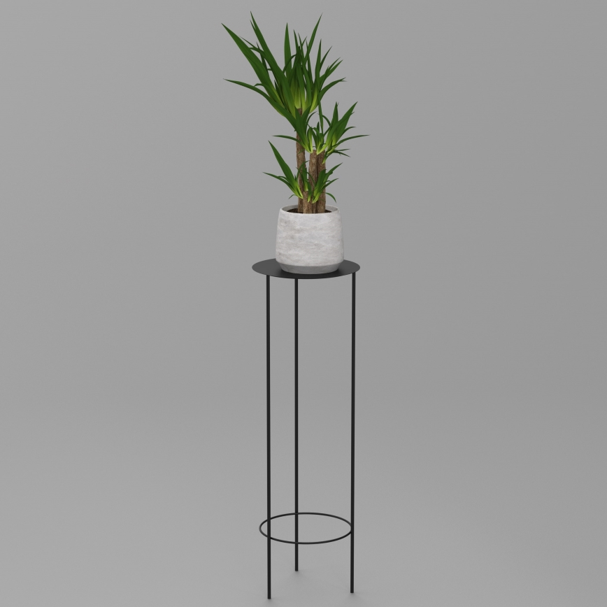 Blomställ 100x32 cm svart