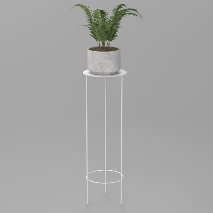 Blomställ 100x32 cm vit