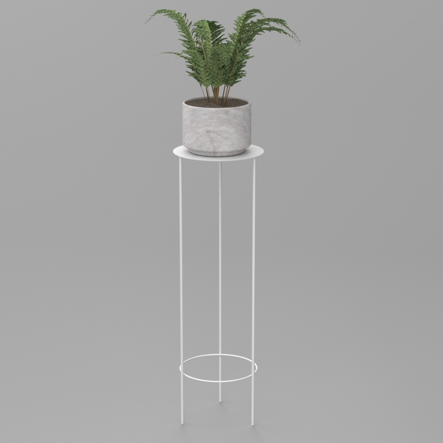 Blomställ 100x32 cm vit