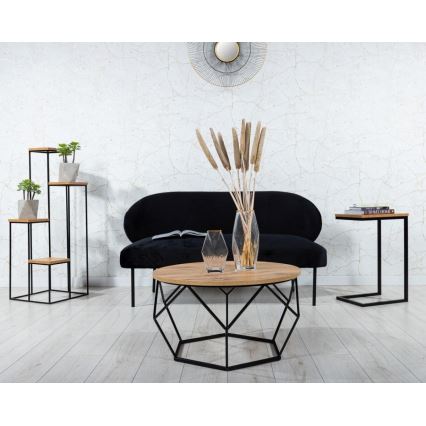 Blomställ 110x40 cm svart/brun
