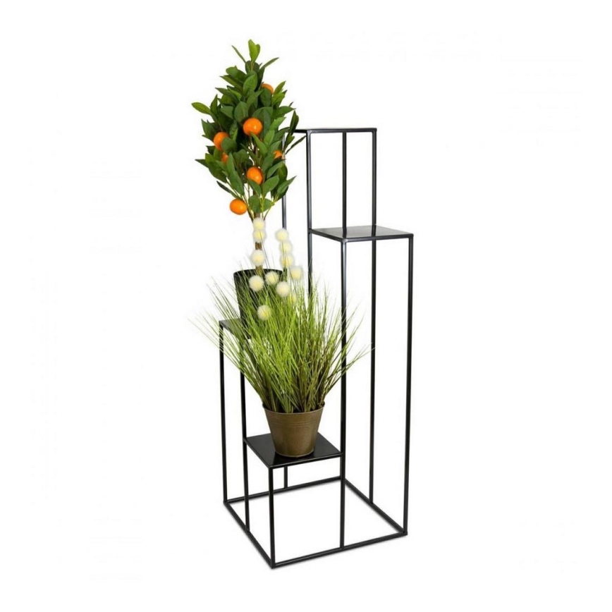 Blomställ 110x40 cm svart