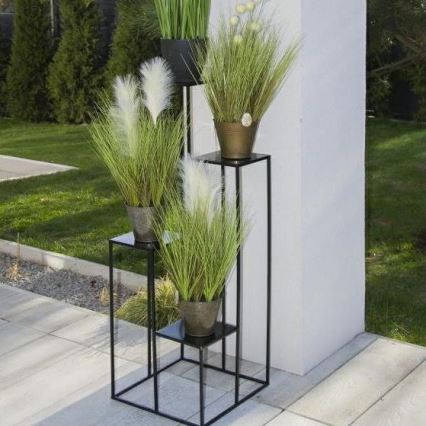 Blomställ 110x40 cm svart