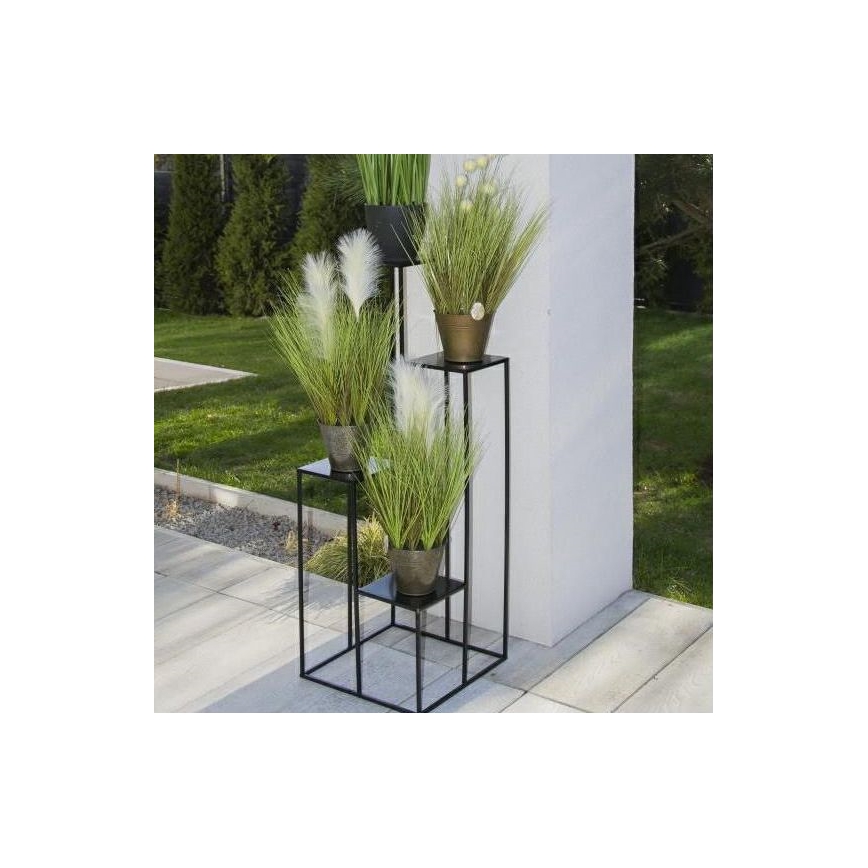 Blomställ 110x40 cm svart