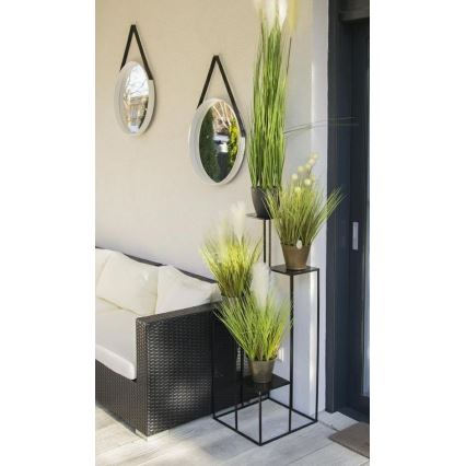 Blomställ 110x40 cm svart