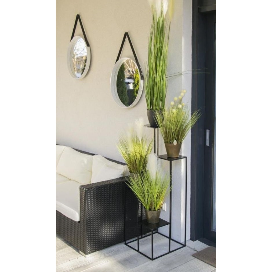 Blomställ 110x40 cm svart