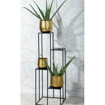 Blomställ 110x40 cm svart