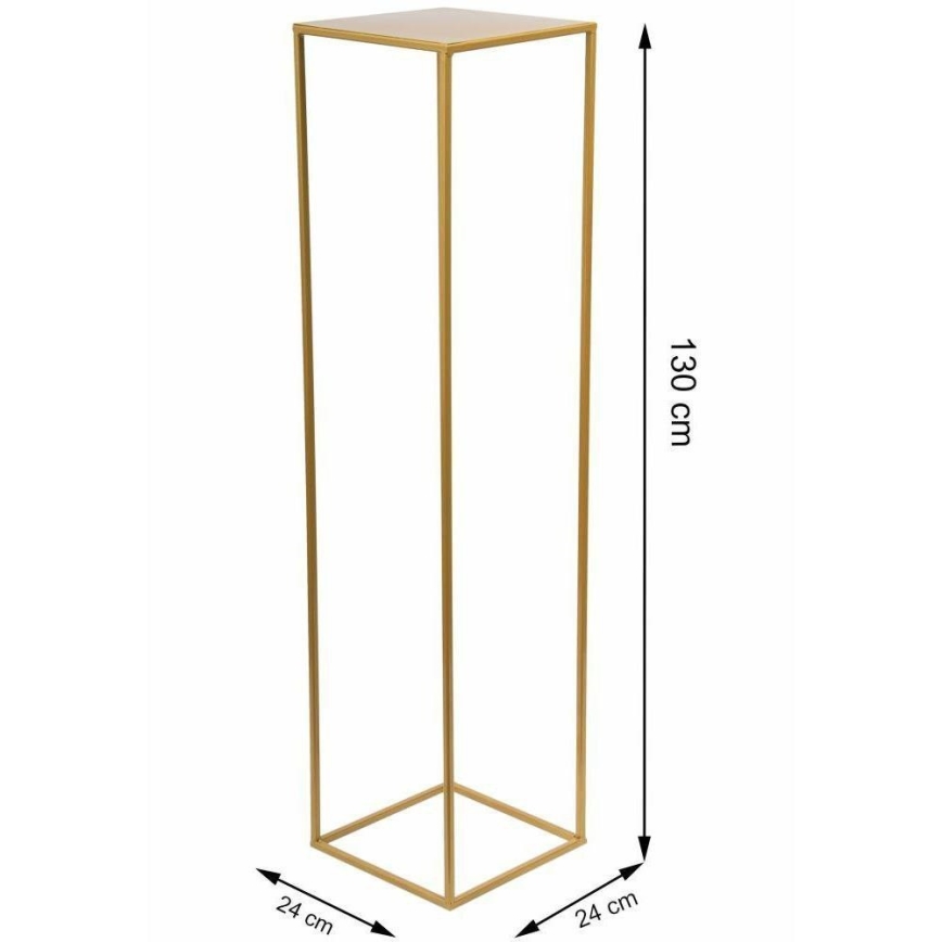Blomställ 130x24 cm guld