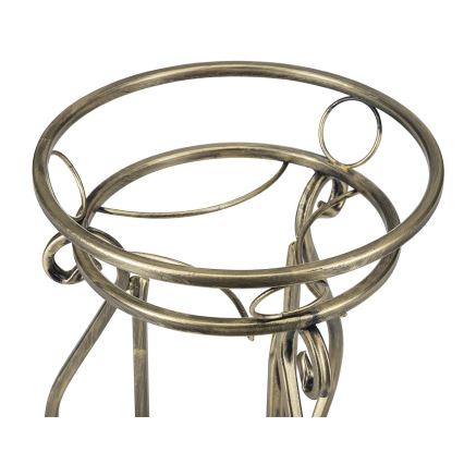 Blomställ 37x29 cm guld