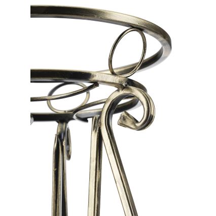 Blomställ 37x29 cm guld