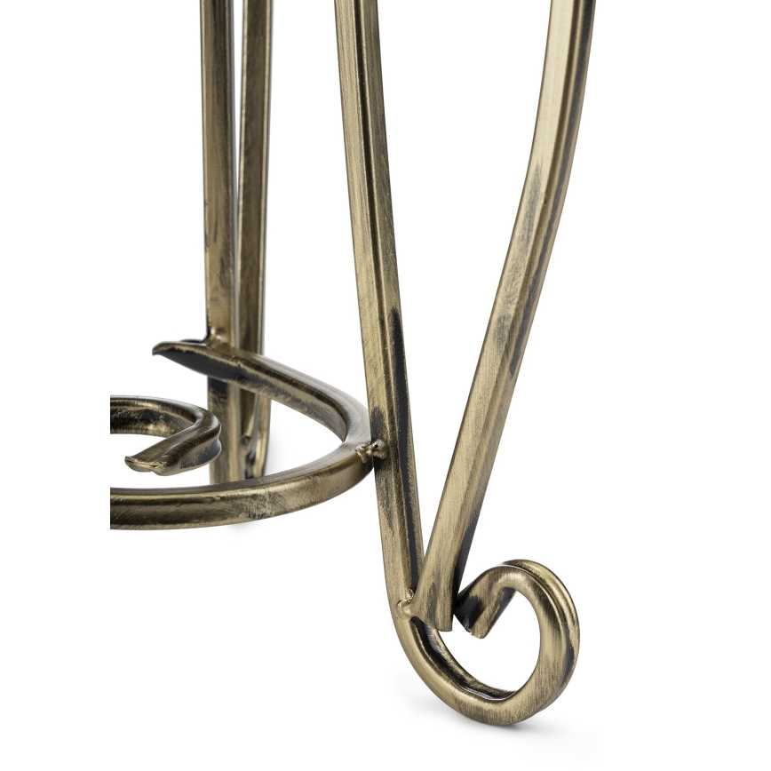 Blomställ 37x29 cm guld