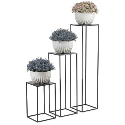 Blomställ 40x24 cm antracit